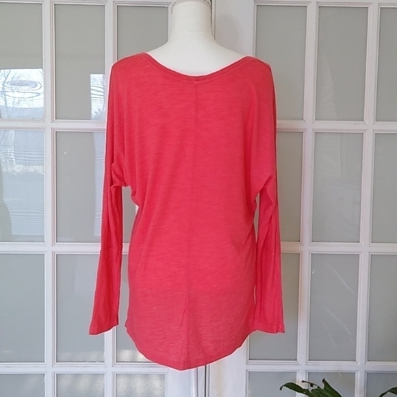 Allen Allen Dolman Sleeve Tunic in Coral - Picture 4 of 12